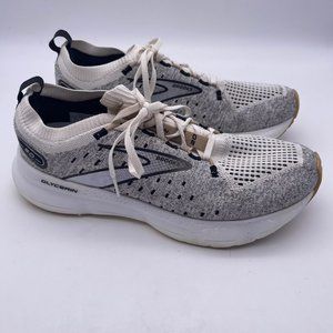 Brooks Women's Size 10B Glycerin StealthFit GTS 20 White/Black/Cream Shoes
